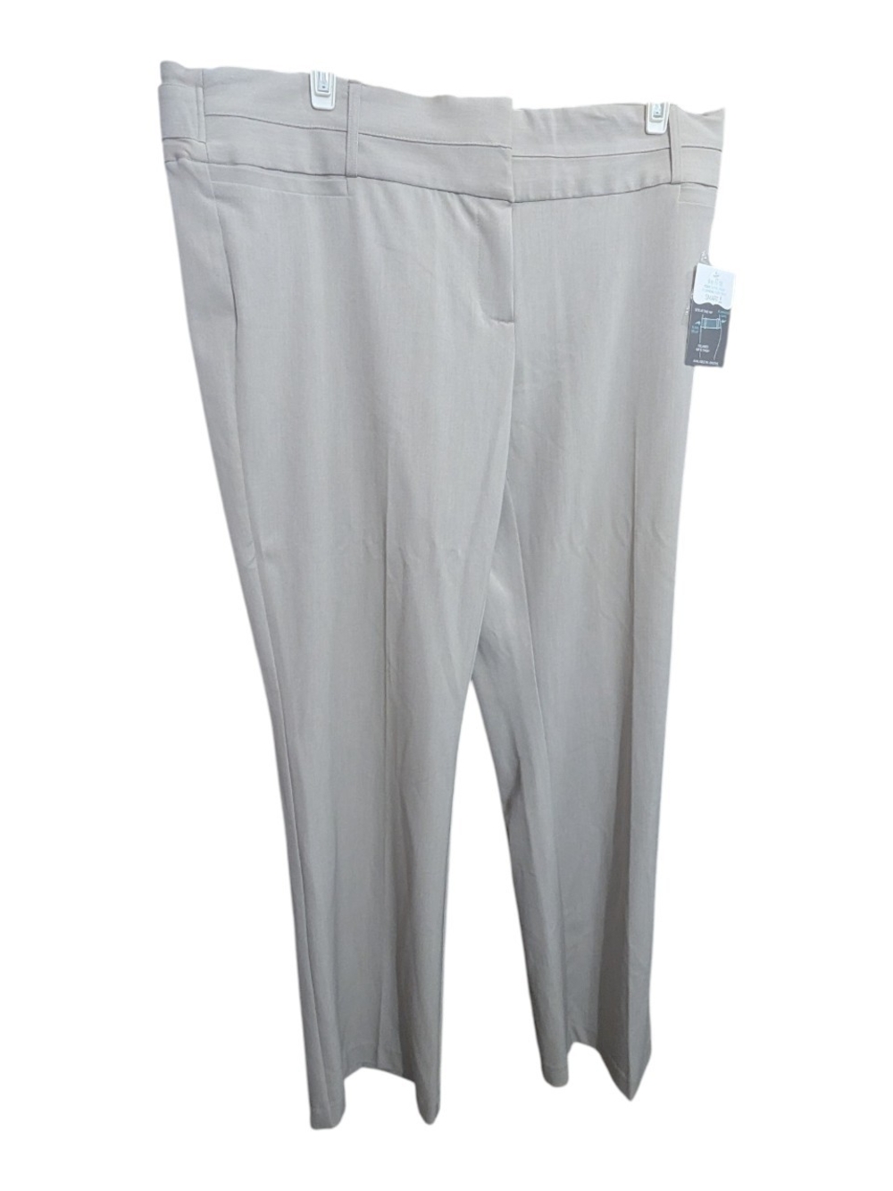 Maurices Women's Dress Pants Sz 18R Light Khaki Stretchy Waist W-591